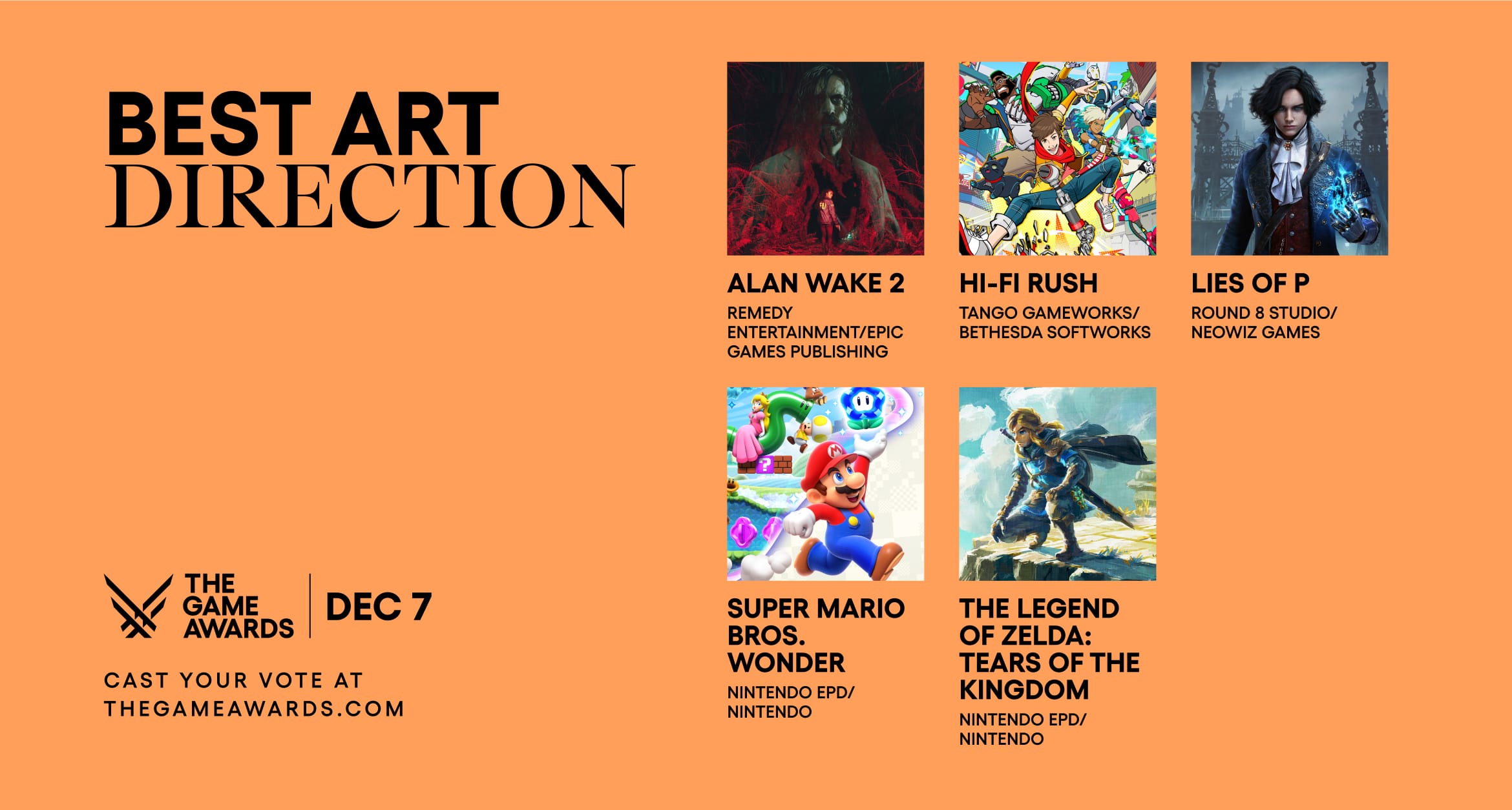 Best Art Direction Nominees The Game Awards