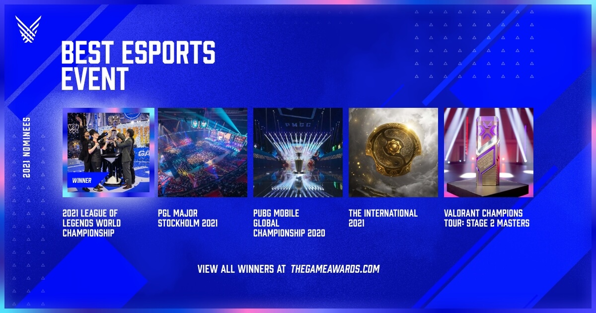 Best Esports Event Nominees The Game Awards