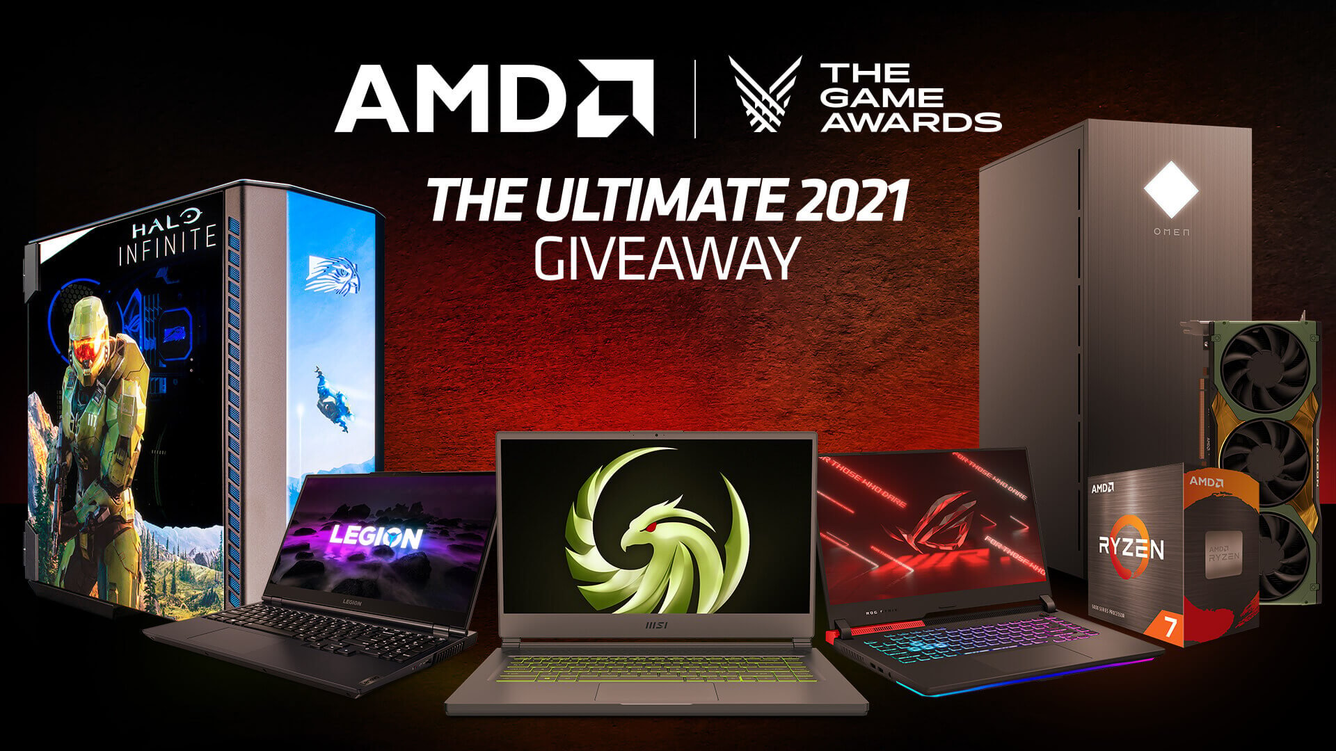 THE ULTIMATE AMD GIVEAWAY WINNERS! News The Game Awards