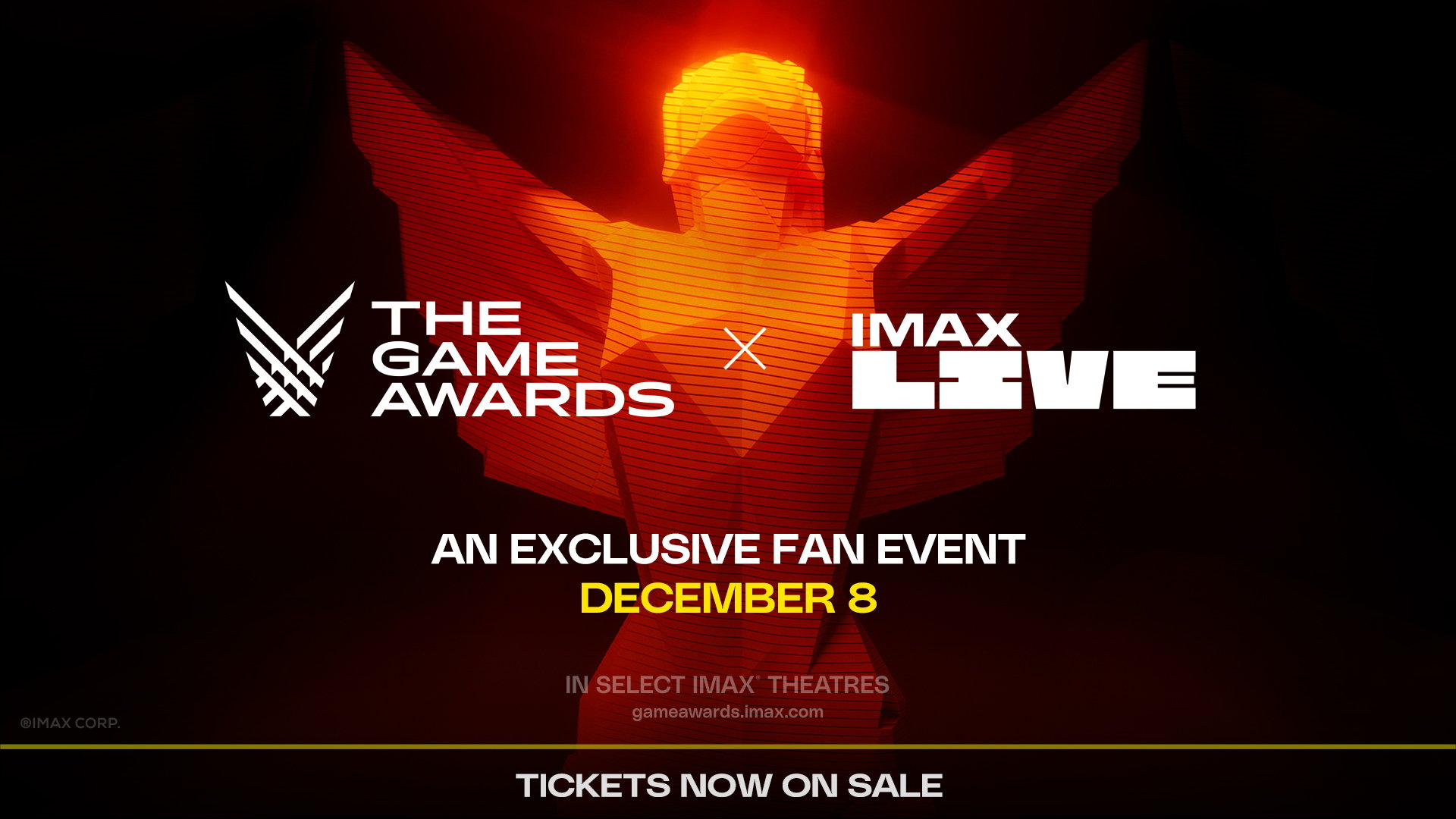 The Game Awards: The IMAX Experience, News