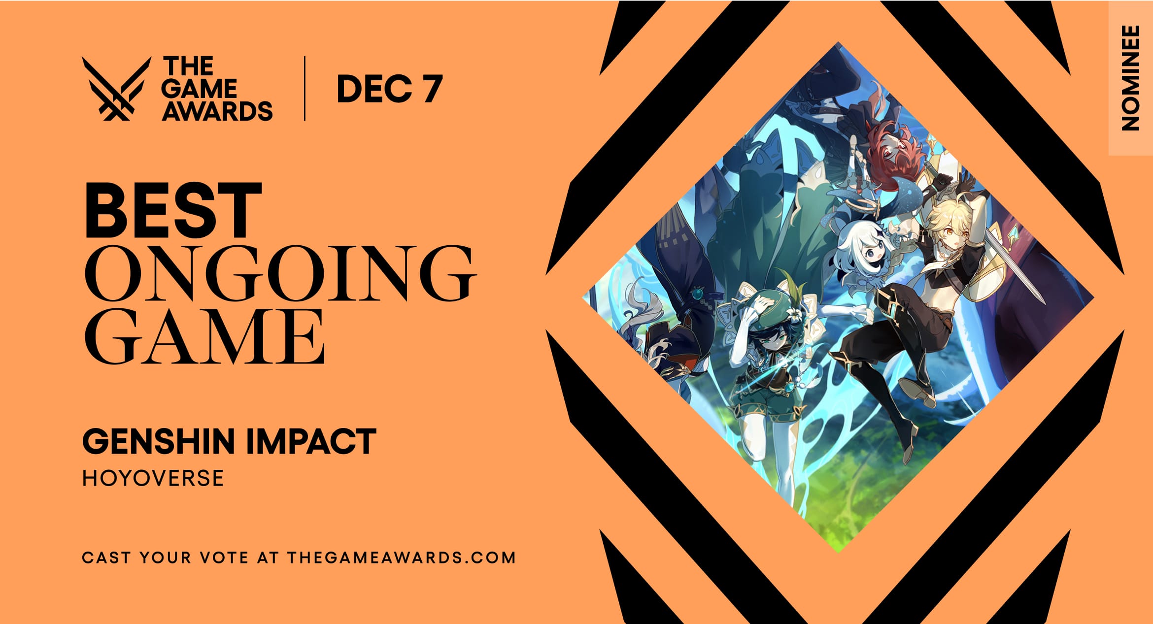 The Game Awards 2022 - Vote Now~! Genshin Impact